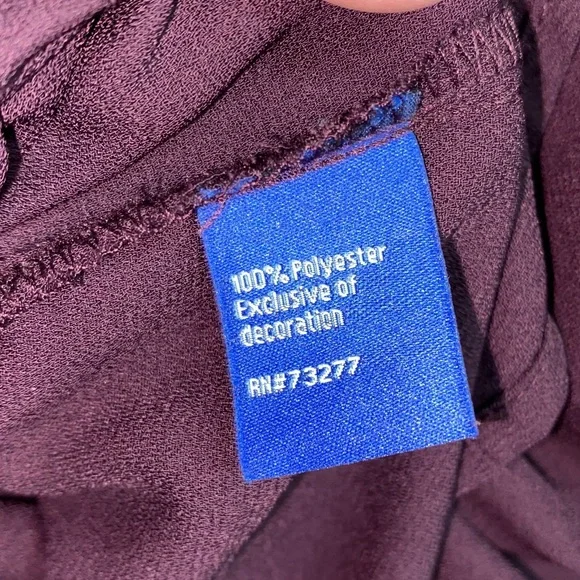 Apt. 9 Women's Purple Blouse - Picture 11 of 11
